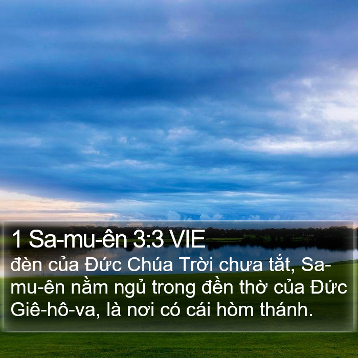 1 Sa-mu-ên 3:3 VIE Bible Study