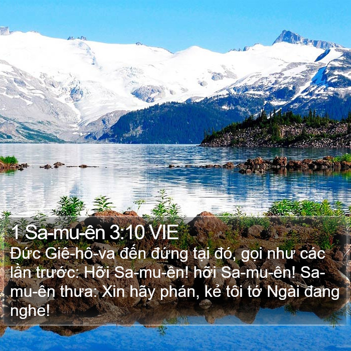 1 Sa-mu-ên 3:10 VIE Bible Study