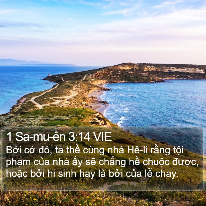 1 Sa-mu-ên 3:14 VIE Bible Study