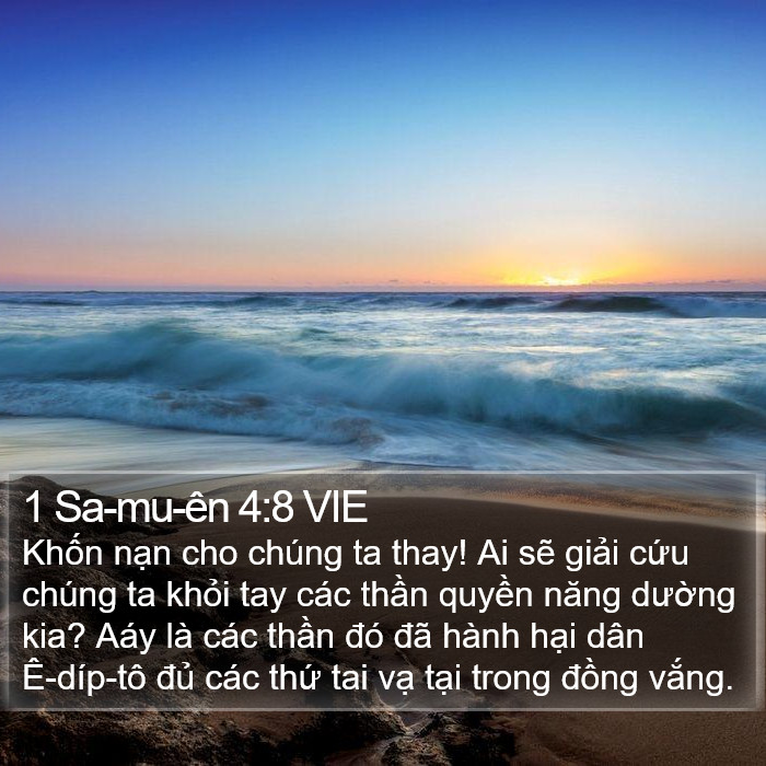 1 Sa-mu-ên 4:8 VIE Bible Study