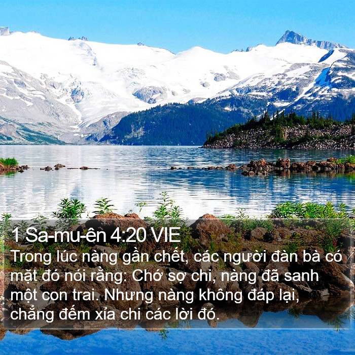 1 Sa-mu-ên 4:20 VIE Bible Study