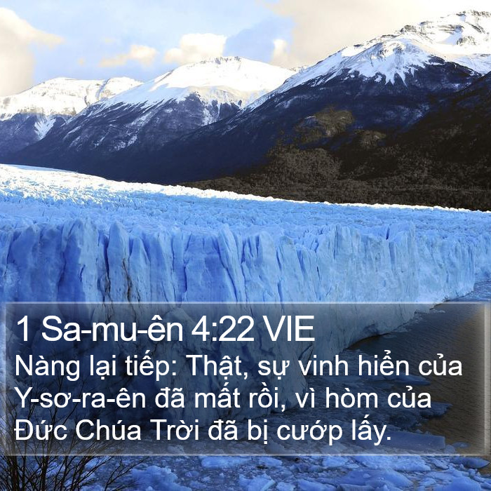 1 Sa-mu-ên 4:22 VIE Bible Study