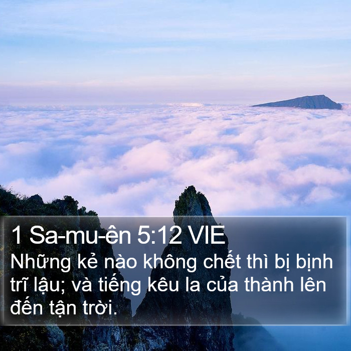 1 Sa-mu-ên 5:12 VIE Bible Study