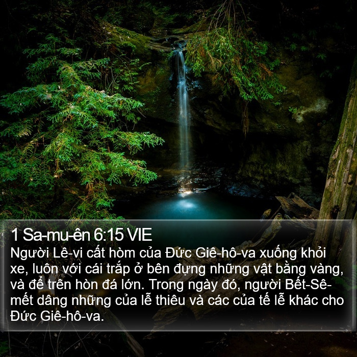 1 Sa-mu-ên 6:15 VIE Bible Study