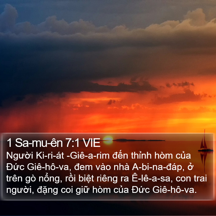 1 Sa-mu-ên 7:1 VIE Bible Study