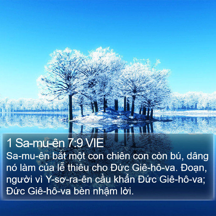 1 Sa-mu-ên 7:9 VIE Bible Study