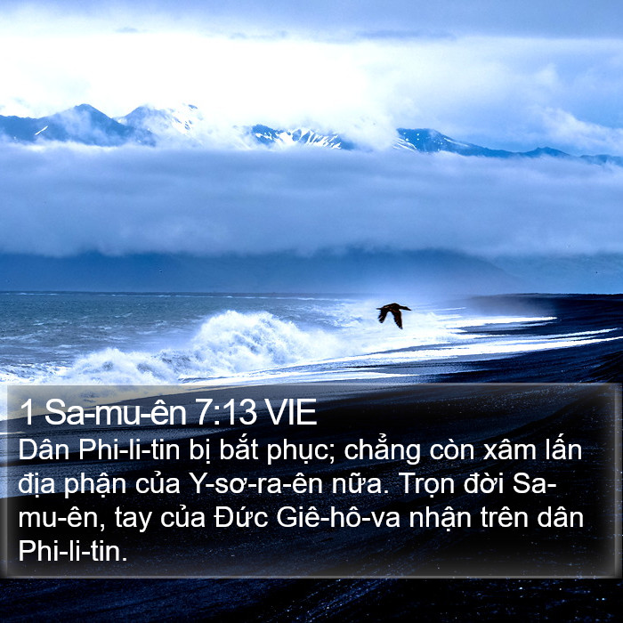 1 Sa-mu-ên 7:13 VIE Bible Study