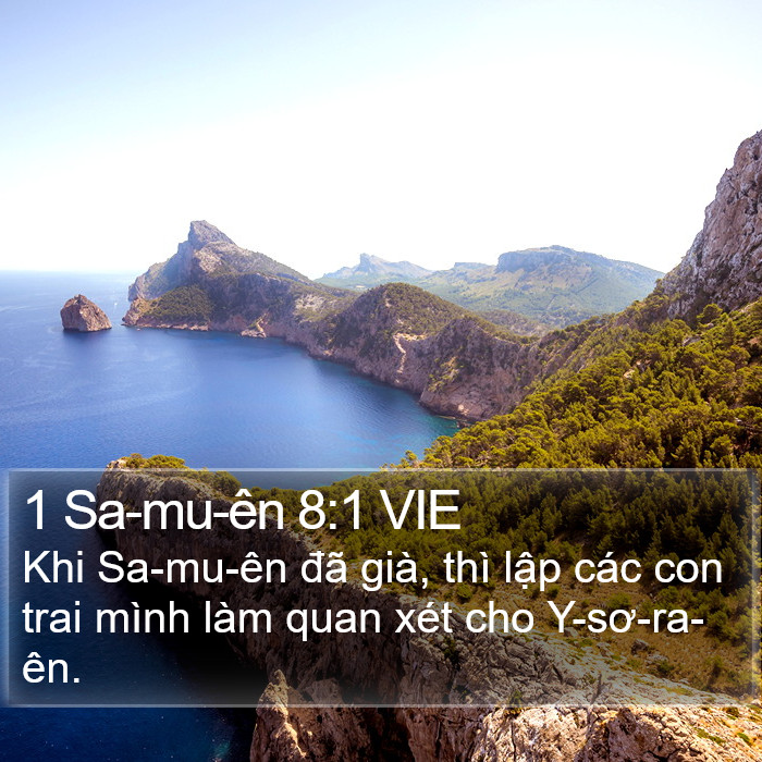 1 Sa-mu-ên 8:1 VIE Bible Study