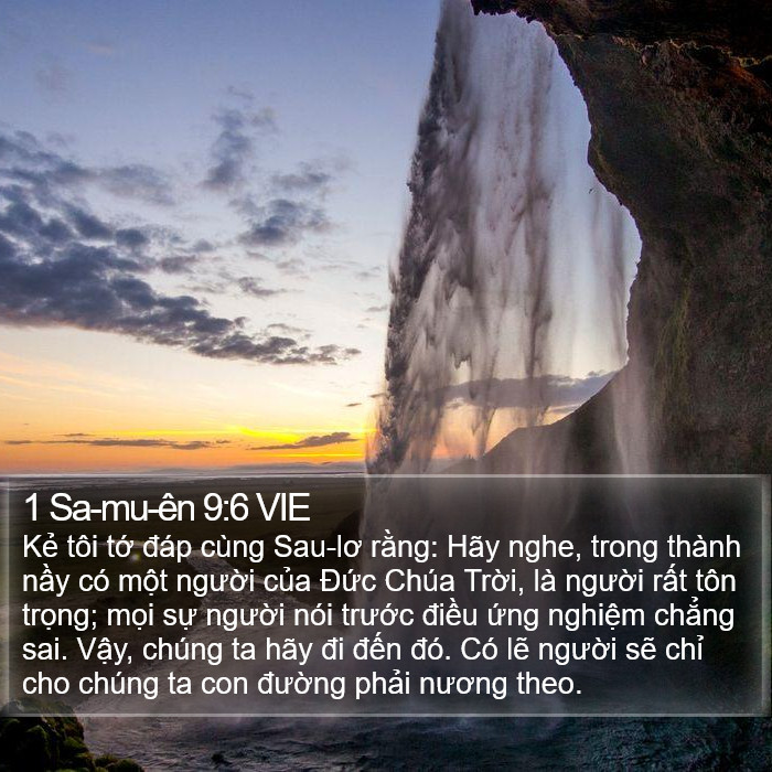 1 Sa-mu-ên 9:6 VIE Bible Study