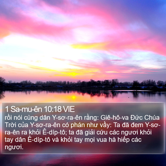 1 Sa-mu-ên 10:18 VIE Bible Study