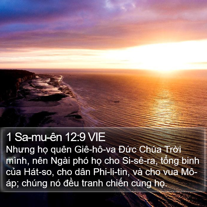 1 Sa-mu-ên 12:9 VIE Bible Study