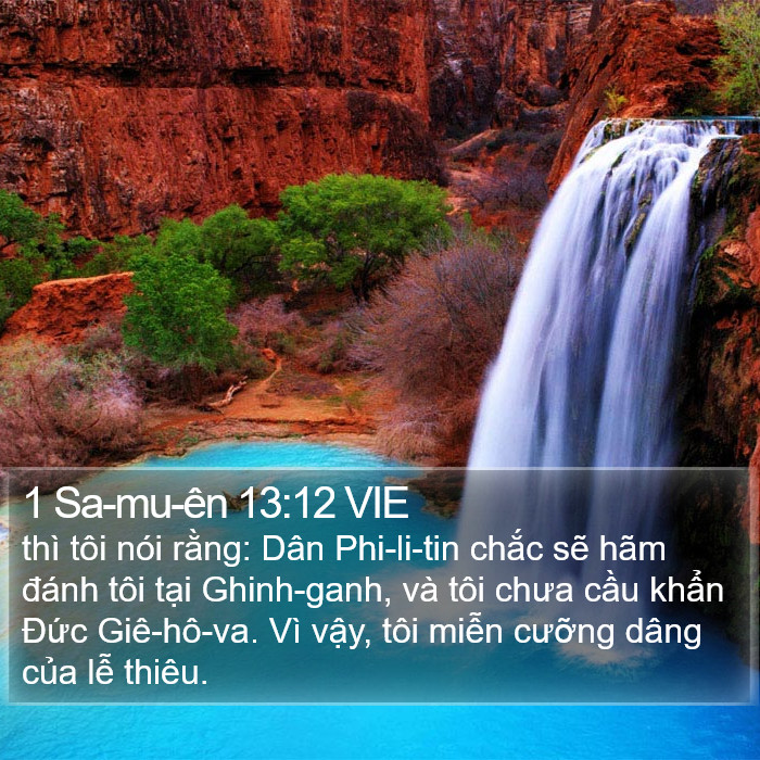 1 Sa-mu-ên 13:12 VIE Bible Study