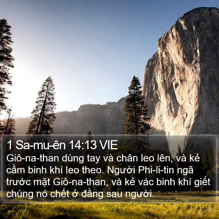 1 Sa-mu-ên 14:13 VIE Bible Study