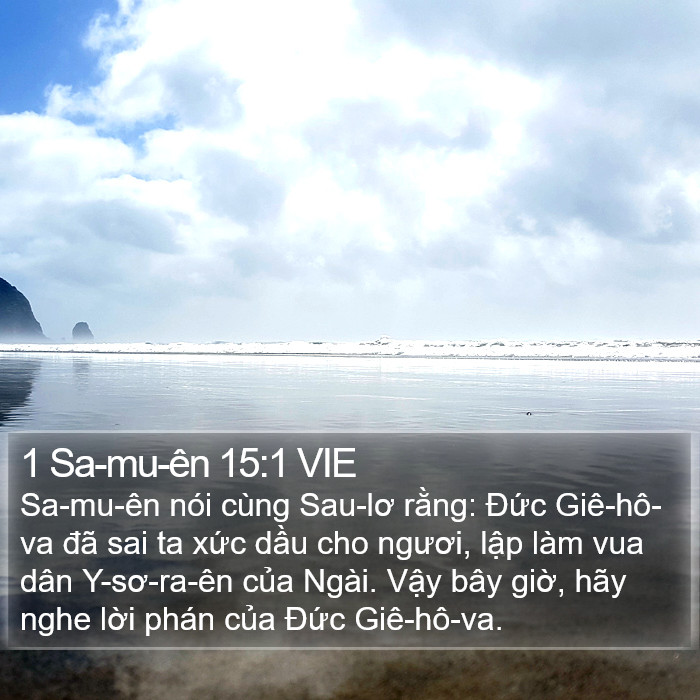 1 Sa-mu-ên 15:1 VIE Bible Study