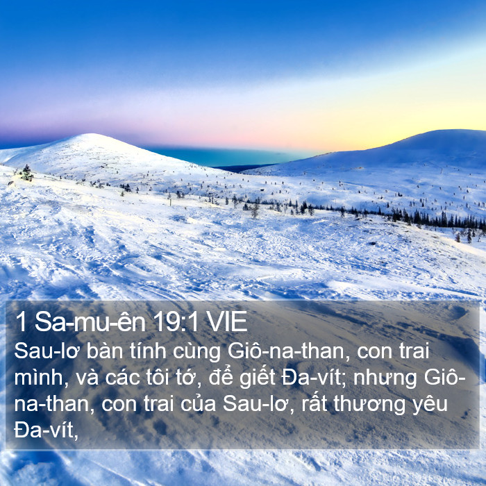 1 Sa-mu-ên 19:1 VIE Bible Study