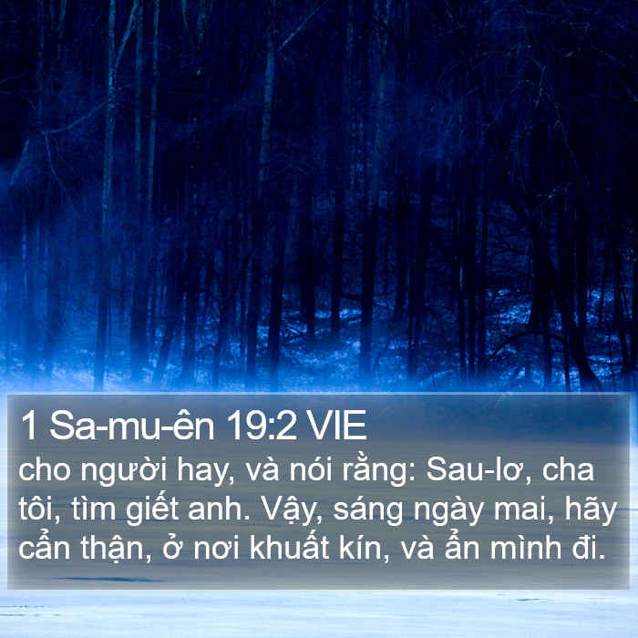 1 Sa-mu-ên 19:2 VIE Bible Study