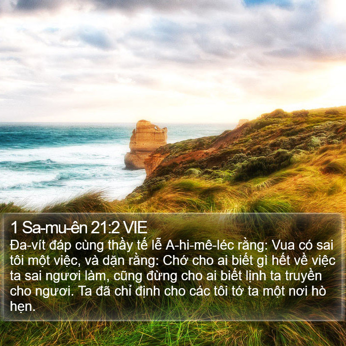 1 Sa-mu-ên 21:2 VIE Bible Study