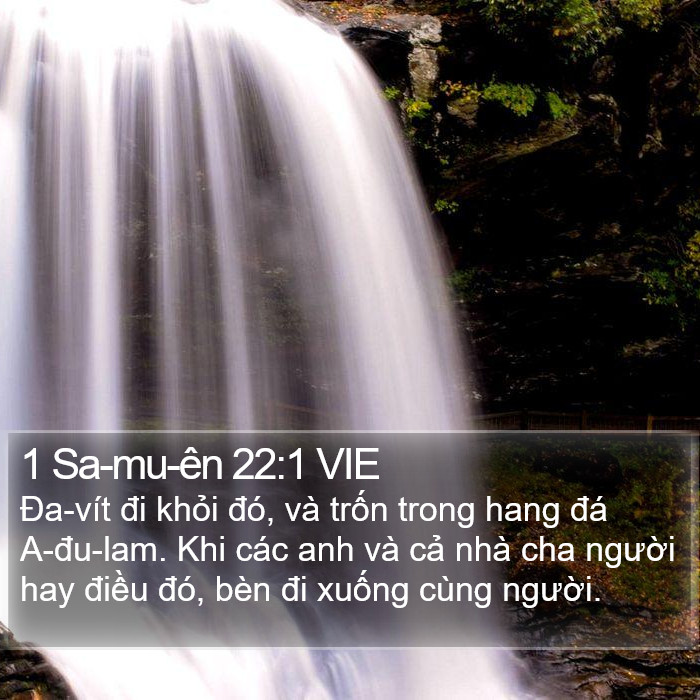 1 Sa-mu-ên 22:1 VIE Bible Study