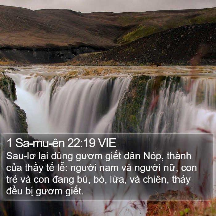 1 Sa-mu-ên 22:19 VIE Bible Study