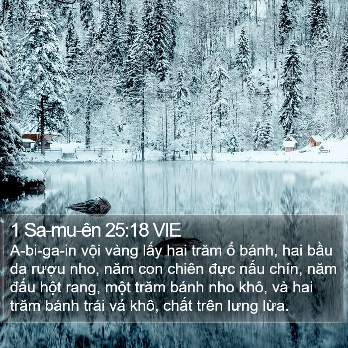 1 Sa-mu-ên 25:18 VIE Bible Study