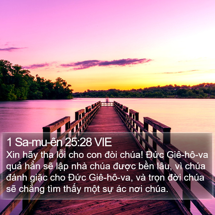 1 Sa-mu-ên 25:28 VIE Bible Study