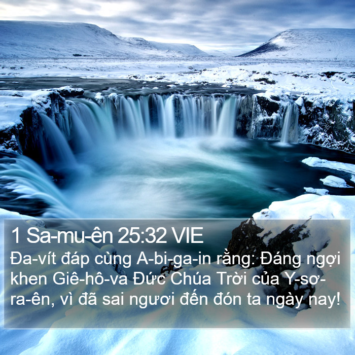 1 Sa-mu-ên 25:32 VIE Bible Study