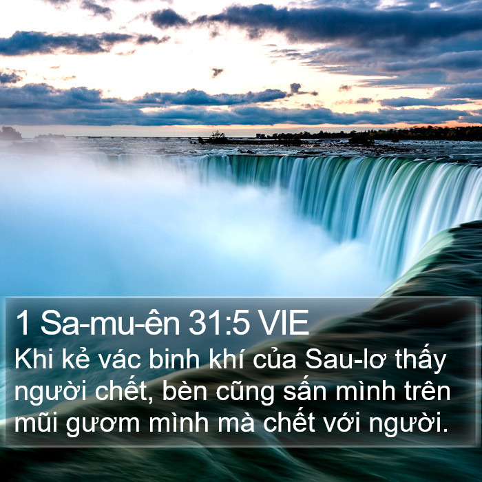 1 Sa-mu-ên 31:5 VIE Bible Study