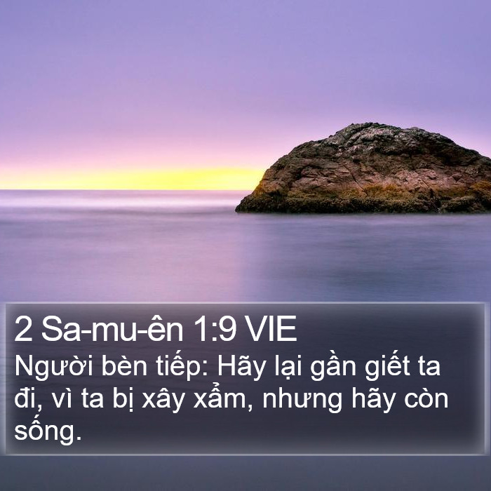 2 Sa-mu-ên 1:9 VIE Bible Study