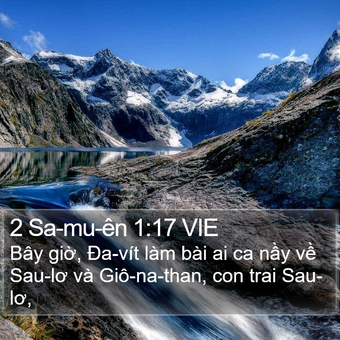 2 Sa-mu-ên 1:17 VIE Bible Study