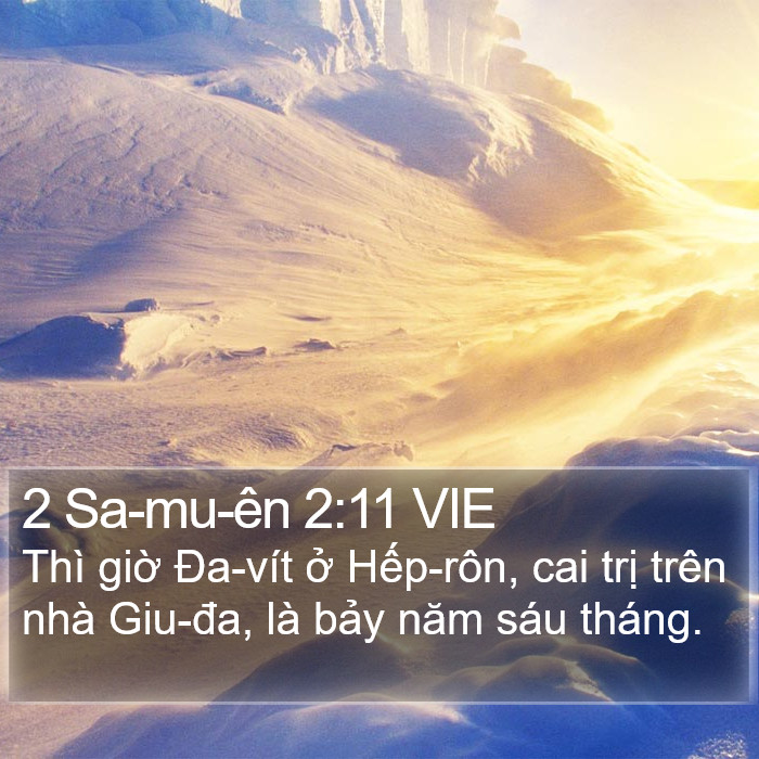 2 Sa-mu-ên 2:11 VIE Bible Study