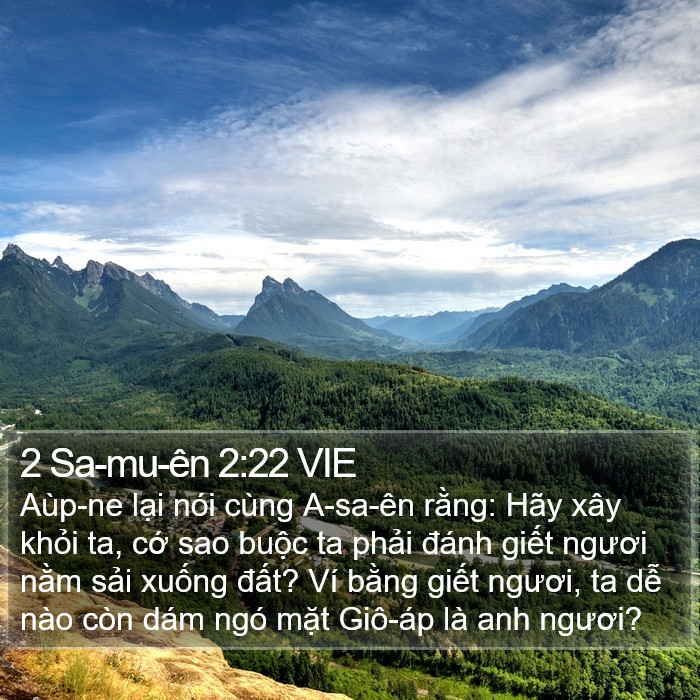 2 Sa-mu-ên 2:22 VIE Bible Study