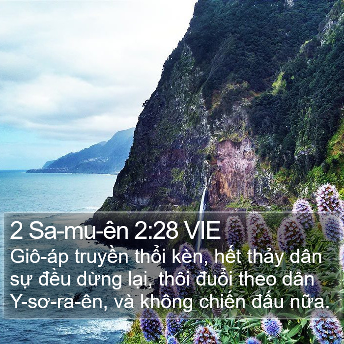 2 Sa-mu-ên 2:28 VIE Bible Study