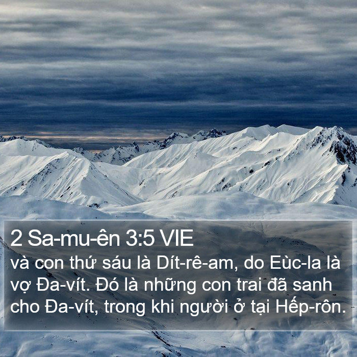 2 Sa-mu-ên 3:5 VIE Bible Study