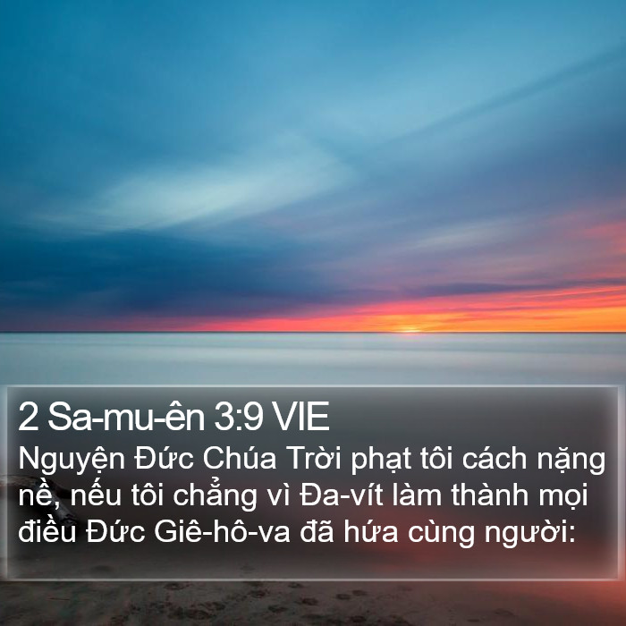 2 Sa-mu-ên 3:9 VIE Bible Study