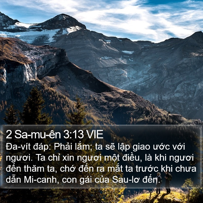 2 Sa-mu-ên 3:13 VIE Bible Study