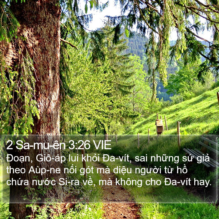 2 Sa-mu-ên 3:26 VIE Bible Study