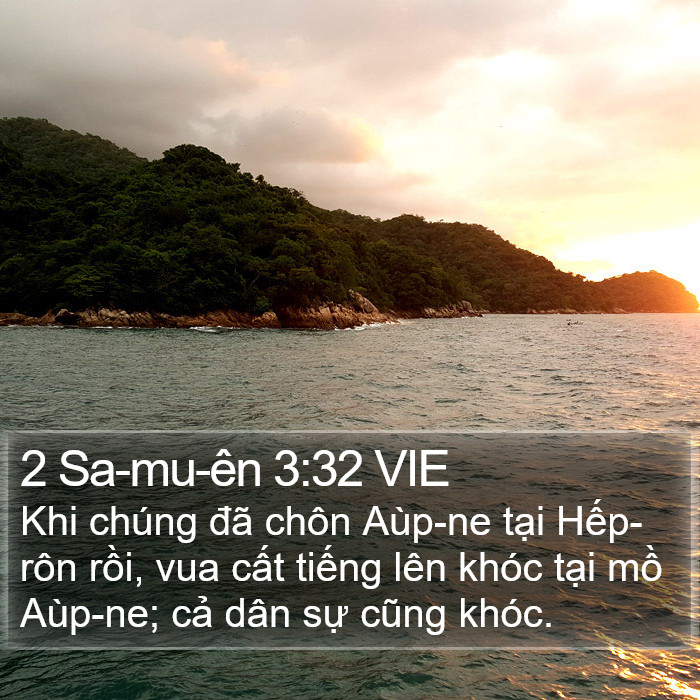 2 Sa-mu-ên 3:32 VIE Bible Study