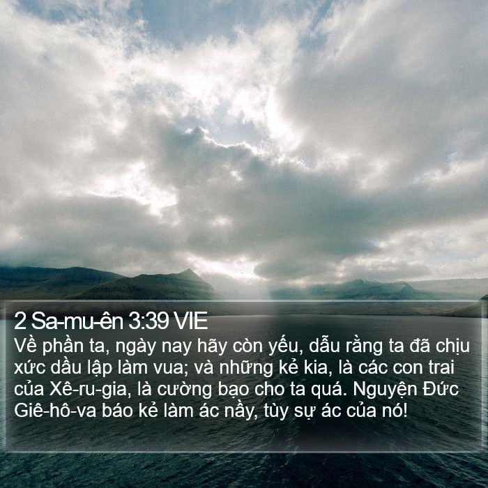 2 Sa-mu-ên 3:39 VIE Bible Study