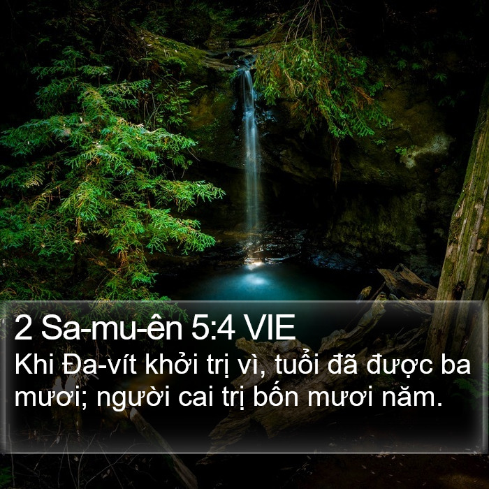 2 Sa-mu-ên 5:4 VIE Bible Study