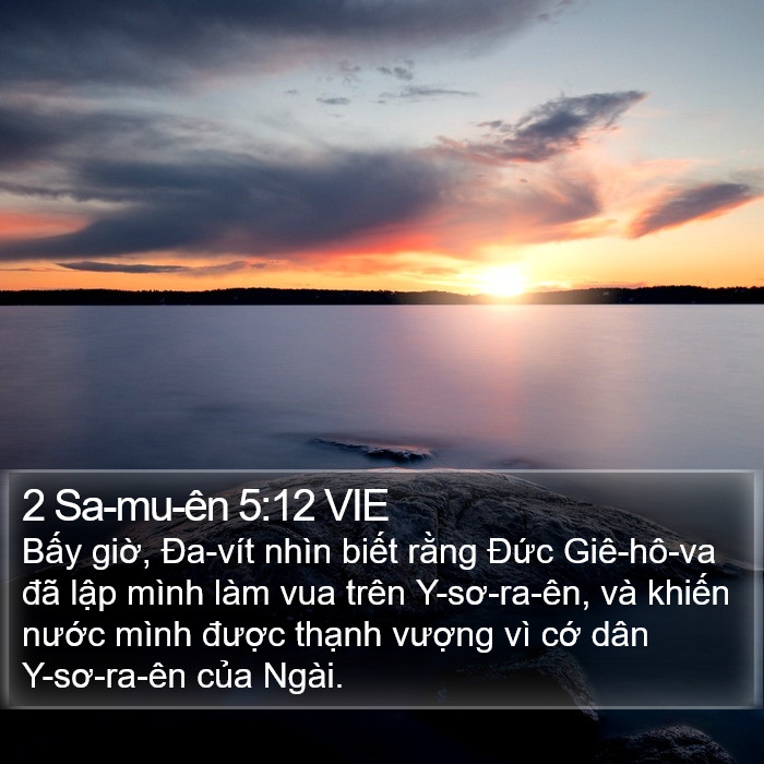 2 Sa-mu-ên 5:12 VIE Bible Study