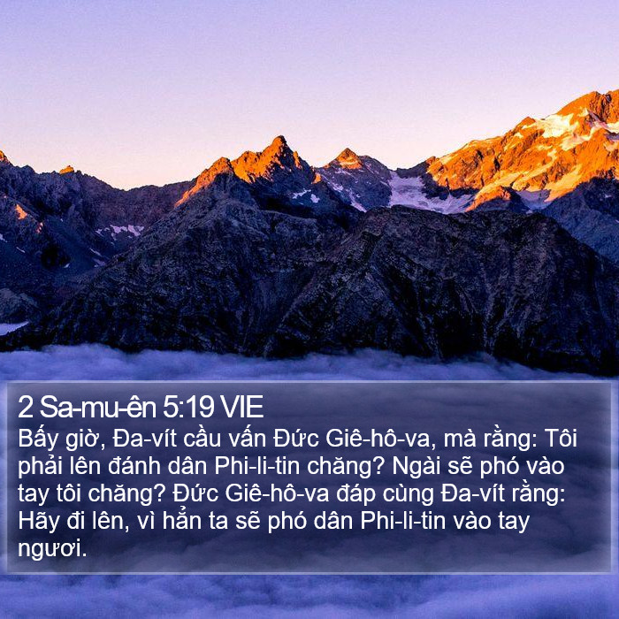 2 Sa-mu-ên 5:19 VIE Bible Study