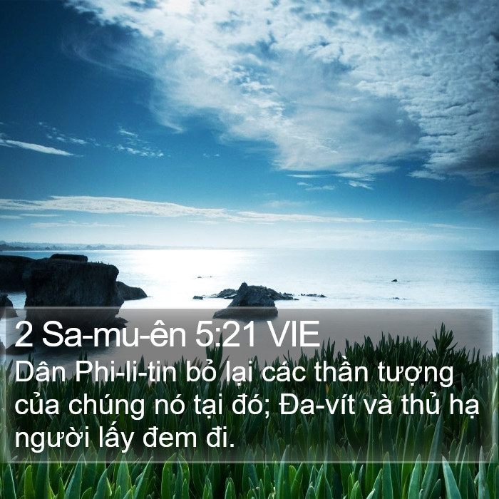 2 Sa-mu-ên 5:21 VIE Bible Study