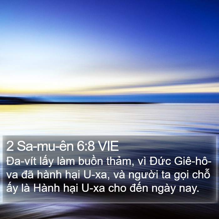 2 Sa-mu-ên 6:8 VIE Bible Study