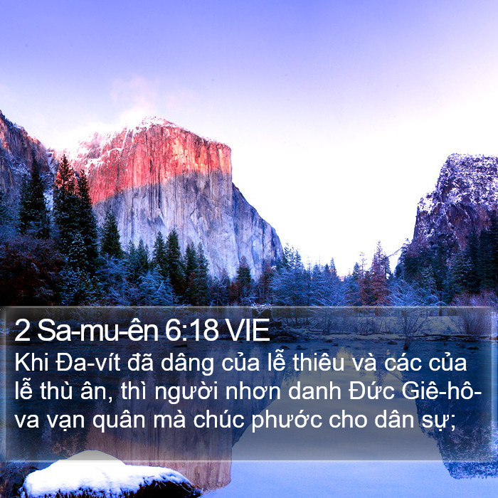 2 Sa-mu-ên 6:18 VIE Bible Study