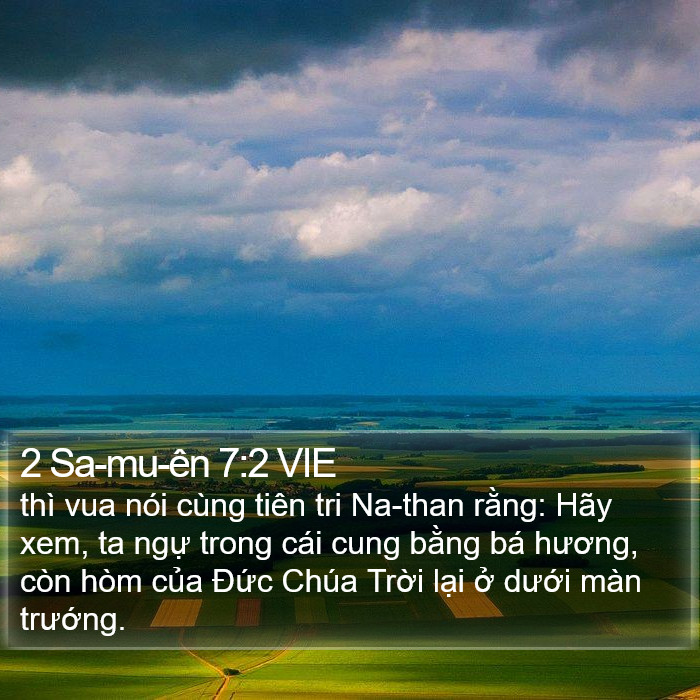 2 Sa-mu-ên 7:2 VIE Bible Study