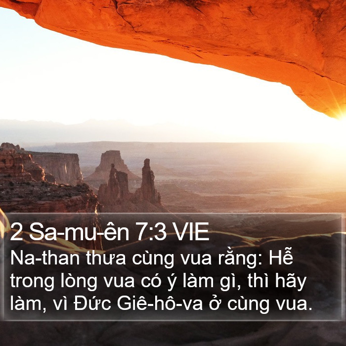 2 Sa-mu-ên 7:3 VIE Bible Study