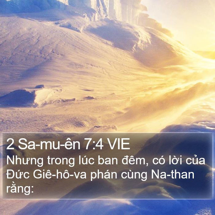 2 Sa-mu-ên 7:4 VIE Bible Study