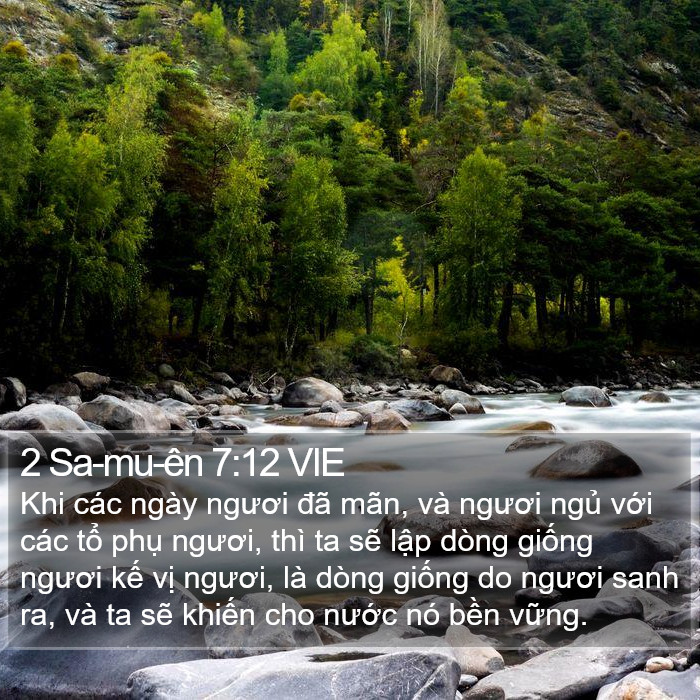 2 Sa-mu-ên 7:12 VIE Bible Study