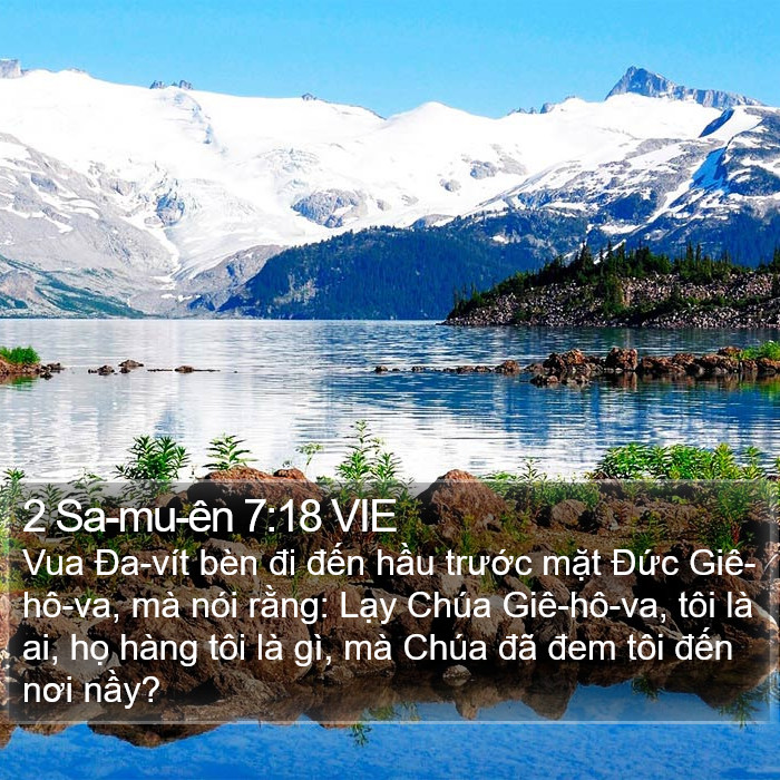 2 Sa-mu-ên 7:18 VIE Bible Study