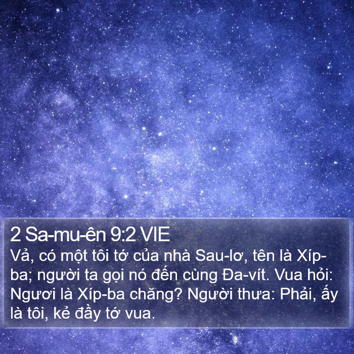 2 Sa-mu-ên 9:2 VIE Bible Study